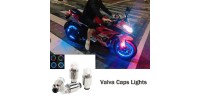 4X RGB Motorcycle Bike Car LED Light Wheel Tire Stem valve Cap